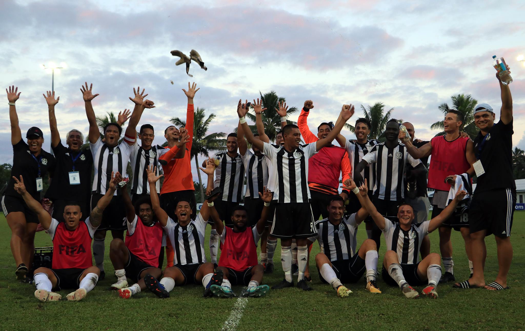 TUPAPA CELEBRATES THEIR THREE VICTORIES OUT OF THREE GAMES